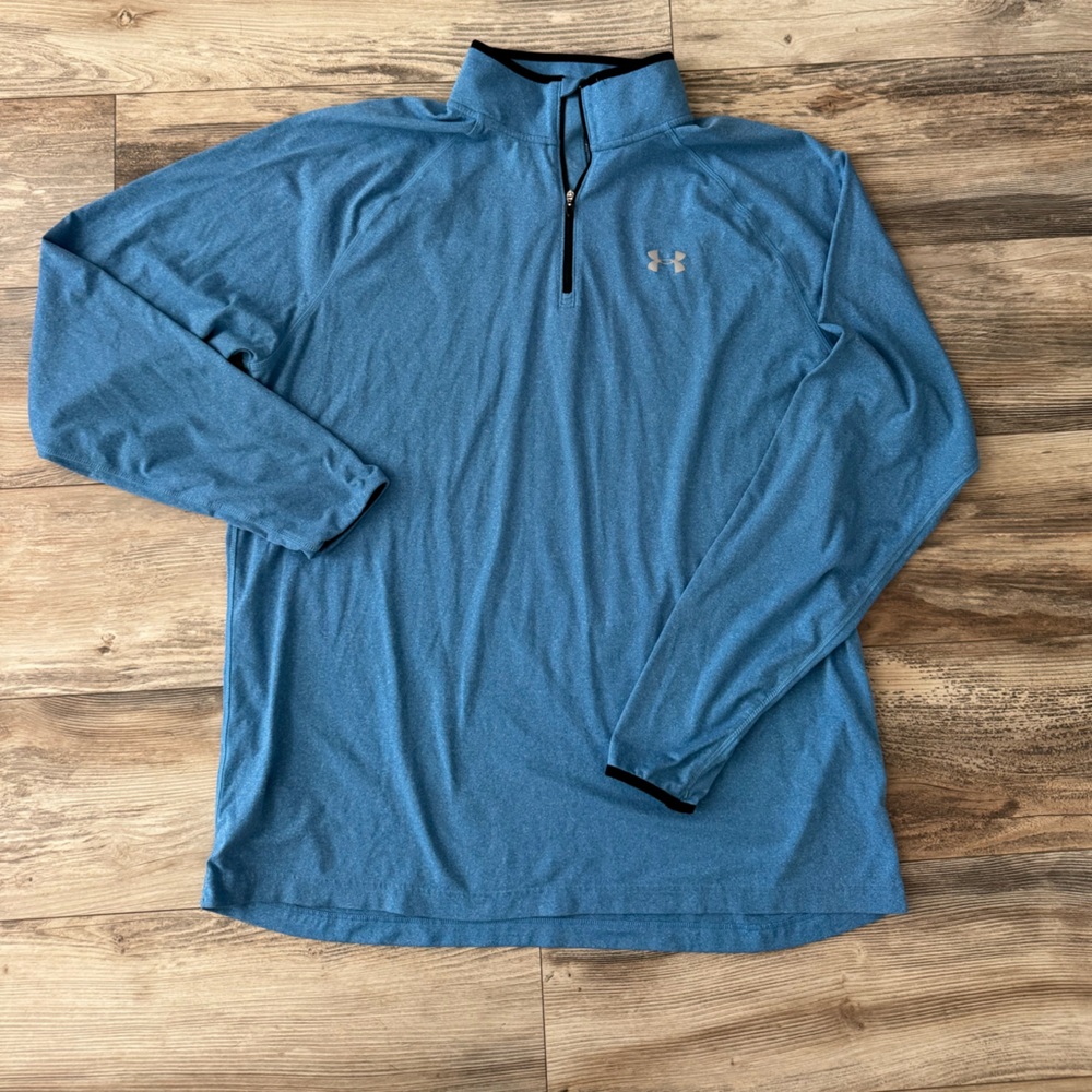 Under Armour Men's UA Tech Half-Zip Pullover Sweatshirt XXL Turquoise
